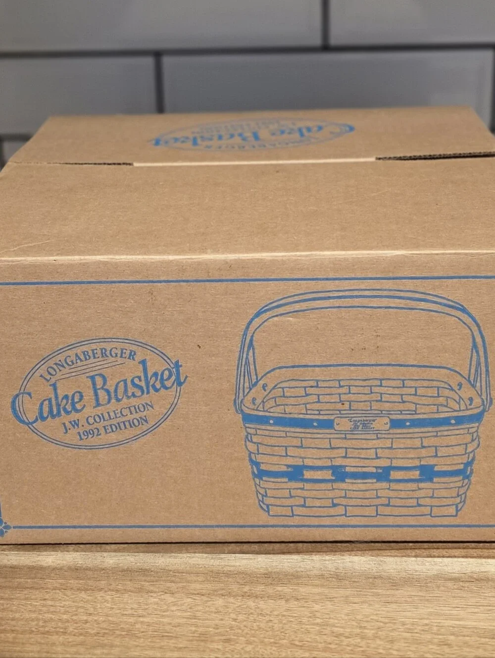 Longaberger 1992 JW Collection Cake Basket
